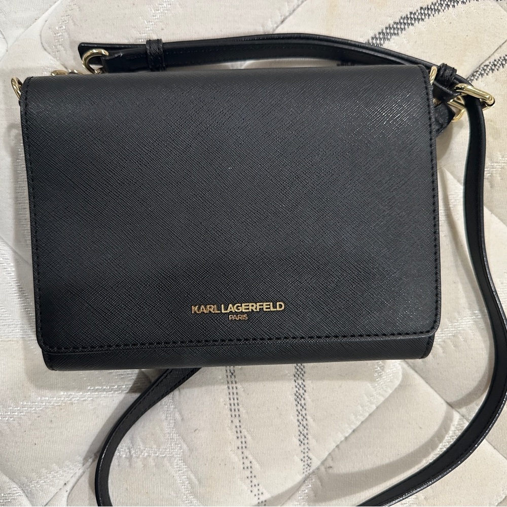 Karl Lagerfeld Black Crossbody Bag